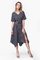 cotton striped dress