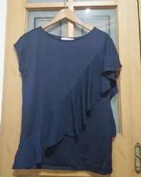 t-shirt with ruffles